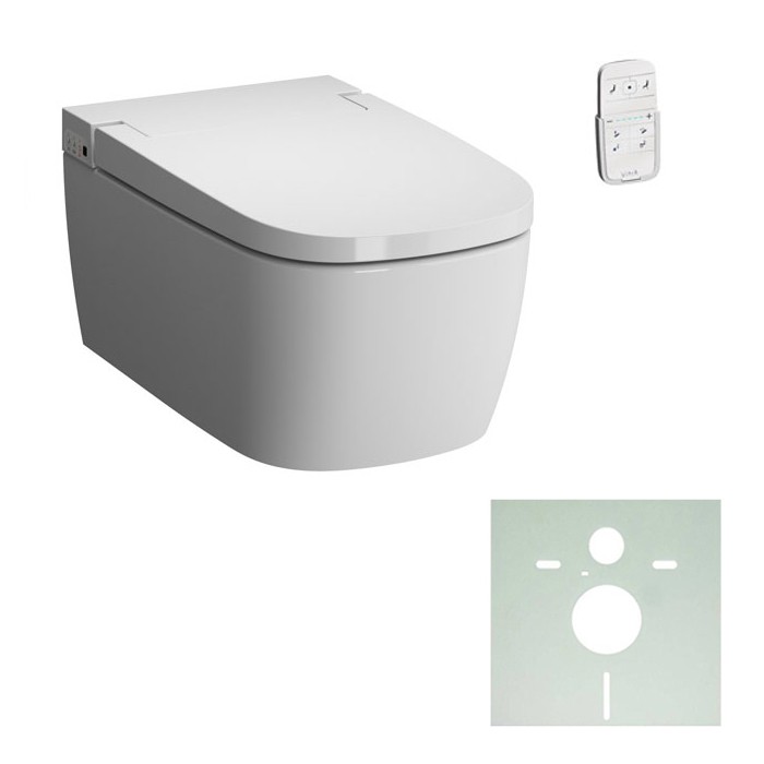 VitrA V-care 1.1 Dusch-Wand-WC weiß