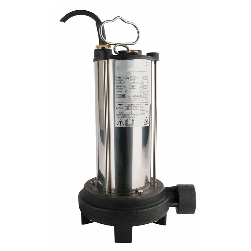 Zehnder SOLIDA / CUTTER 125A, 230V,
Druckstutzen 1 1/2", 10 m Anschlußkabel,
Schwimmerschalter u.
Schneidwerk, starke Förderleistung
bis 30m für verunreinigtes Wasser
auch mit faserigen Feststoffen