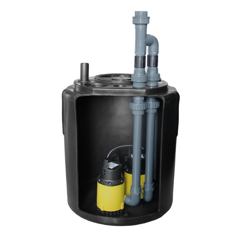 SWH-F 500/35 Doppel Schmutzwasser-Hebeanlage (Überflur)