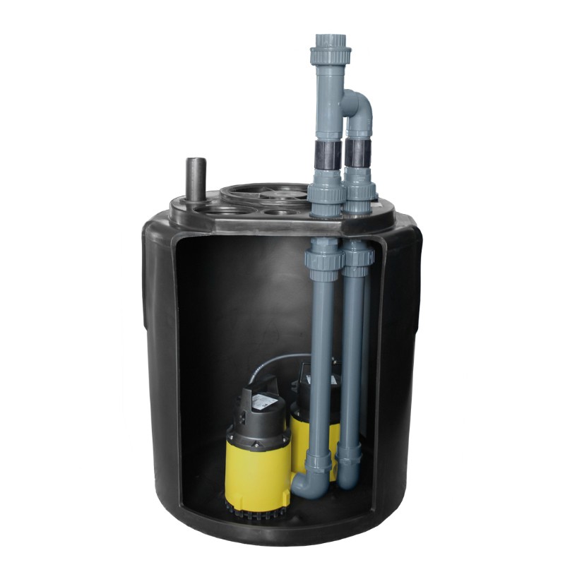 SWH-F 500/40 Doppel Schmutzwasser-Hebeanlage (Überflur)