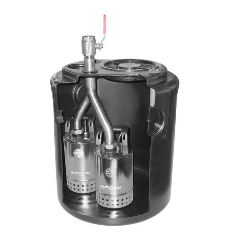 SWH 500/50 Doppel Schmutzwasser-Hebeanlage (Überflur)