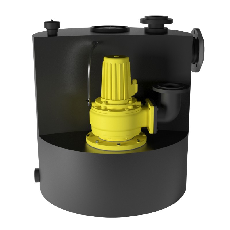 WUZ 100 3,0  400 V Abwasser-Hebeanlage
