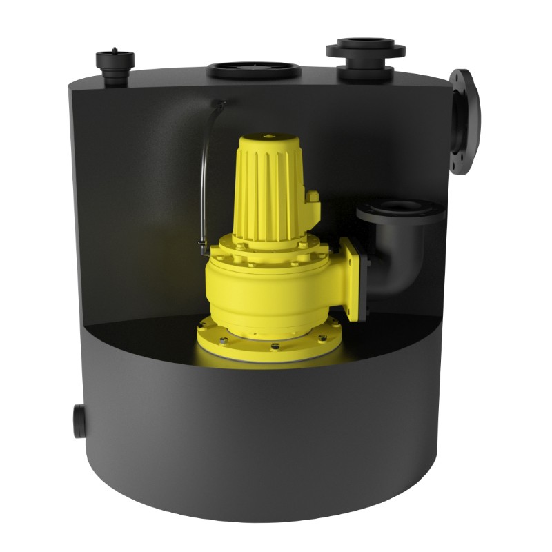WUZ 100 4,0  400 V Abwasser-Hebeanlage