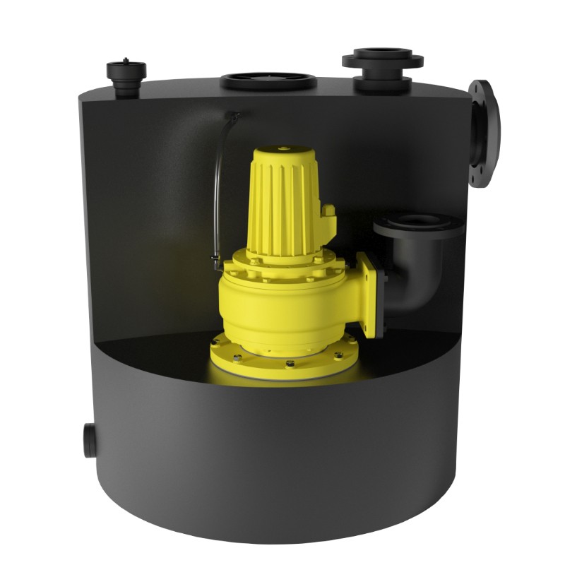 WUZ 100 7,5  400 V Abwasser-Hebeanlage