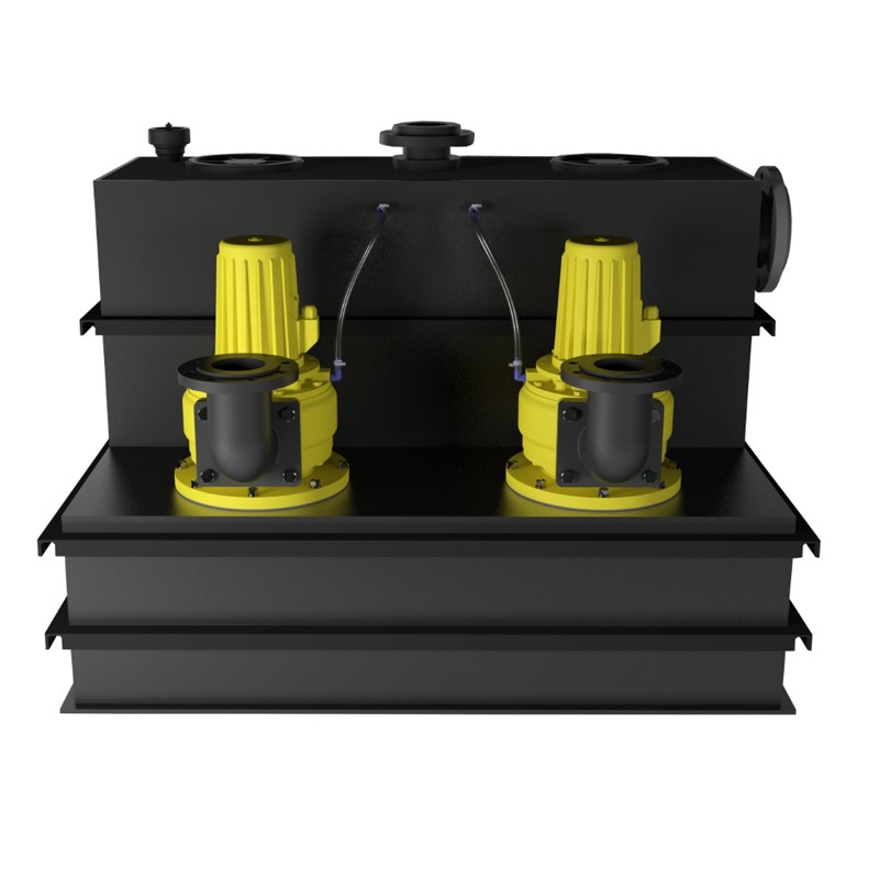 WUZ 100 Doppel 4,0  400 V Abwasser-Hebeanlage