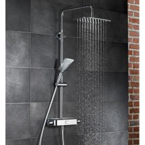 AquaSwitch SOFTCUBE Thermostat Echtglas-Ablage (ESG) Glasfarbe schwarz 