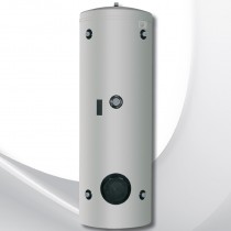 AUSTRIA EMAIL Wärmepumpen-Kältepufferspeicher WPPS 500L Stahlblechmantel silbergrau, H1740xØ750