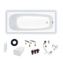 Badewanne Nami 160/70 160x70x39 Rechteck-Badewanne
