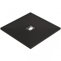 Bodenbündige, verfliesbare Duschtasse 1200x1200x45 mm (rollstuhlbefahrbar) Ablaufposition mittig, waagerecht / senkrecht