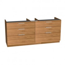 Burgbad kama Crono Waschtischunterschrank PG2 Crono HGL