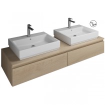 Burgbad Cube Waschtischunterschrank passend zu Grohe Cube(WWGR161)PG1