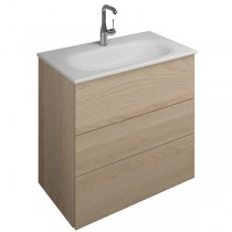 Burgbad Essence Waschtischunterschrank passend zu Keramik-Waschtisch Grohe Essence (WWIL07T)PG1