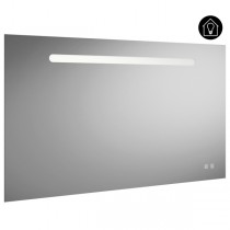 Burgbad Fiumo Spiegel/Leuchtspiegel 1200 mit horizontaler LED-Beleuchtung (SIIX120)