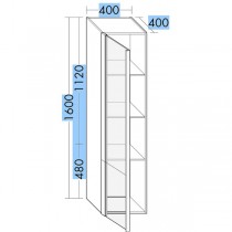 Burgbad Lavo 2.0 Hochschrank (HSNN040)