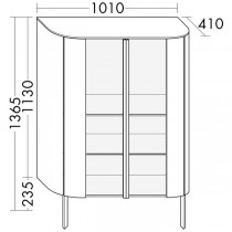 Burgbad Lavo 2.0 Hochschrank (SGCI101)