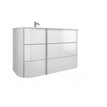 Burgbad Lavo 2.0 Mineralguss-Waschtisch inkl. Waschtischunterschrank(SFZT122)