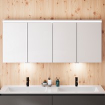 Burgbad Lin20 Spiegelschrank 160 (SPQL160) PG2 Acrylfront/Mehrfachlackierung Matt