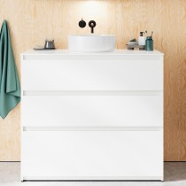 Burgbad Lin20 Waschtischunterschrank 100 (WXOE100) PG3 Mehrfachlackierung HGL