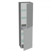 Burgbad Sinea 1.0 Hochschrank PG2 lackiert matt