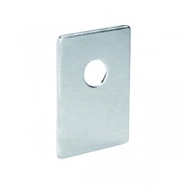 DALLMER Abdeckplatte zu WE-Siphon HL 400, Edelstahl