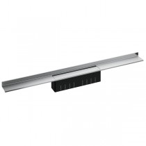 DALLMER Duschrinne CeraWall S Edelstahl matt, 1300 mm