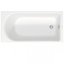 DU Badewanne D-Neo 1500x750mm, weiß, Einbauversion, 1 Rückenschräge