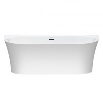 DU DuraSenja Badewanne,Oval,1700x800x585mm,Vw.,ws,Acr