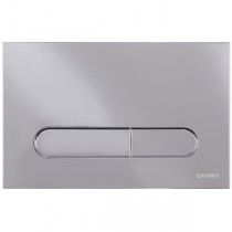 DURAVIT DuraSystem Betätigungsplatte Beta 100, für 2-Mengen-Spülung, chrom hochglanz