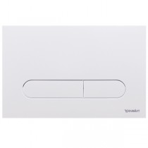 DURAVIT DuraSystem Betätigungsplatte Beta 100, für 2-Mengen-Spülung, weiß