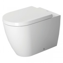 Duravit Stand-WC ME by Starck 600 mm Tiefspüler, Abgang waagerecht, Back to wall, weiß, DuraShield