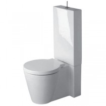 DU Stand-WC Kombi Starck 1 640 mm Tiefspüler, f.SPK, Abg.Vario, weiß