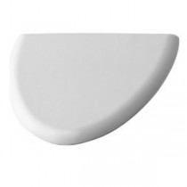 Duravit Urinaldeckel Fizz mit Absenkautomatik Scharniere Edelstahl weiß