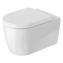 Duravit Wand-WC ME by Starck 570 mm Tiefspüler, rimless, Durafix, weiß, DuraShield