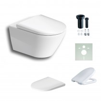Duravit wandhängendes D-Neo Tiefspül-WC rimless, weiß 2577090000