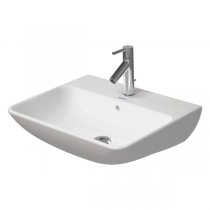 DU Waschtisch ME by Starck 550 mm mit ÜL , mit HLB, 1 HL, weiß,Durashield