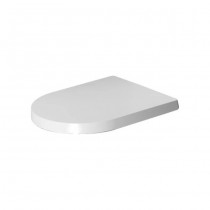 Duravit WC-Sitz ME by Starck Compact mit Absenkautom.,Scharniere edelstahl,weiß