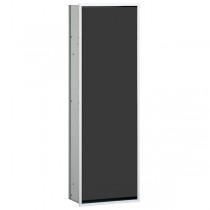 emco asis Schrank-Modul (300) UP, 964mm, o.EB-Rahmen, alu/schwarz