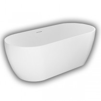 Freistehende Wanne Oval overflow 1700 x 750 x 600 mm  Tiefe: 450 mm