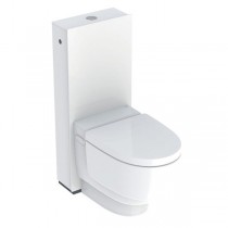 Geberit AquaClean Mera Classic WC-Komplettanlage Aufputz Stand-WC Glas weiß
