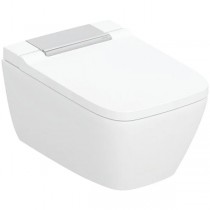 GE Geberit AquaClean Sela Square WC-Komplettanlage Wand-WC, glanzchrom