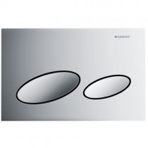 Geberit Betätigungsplatte Kappa20, für 2-Mengen-Spülung, Glanzverchromt