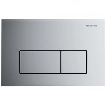 Geberit Betätigungsplatte Kappa50, für 2-Mengen-Spülung, Glanzverchromt