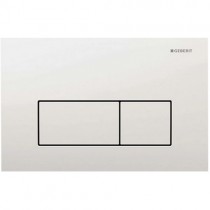 Geberit Betätigungsplatte Kappa50, für 2-Mengen-Spülung, Weiß-Alpin