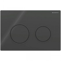 Geberit Omega20 BetPl., für 2-Mengen-Sp. schwarz / schwarz matt