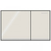 Geberit BetPl. Omega60, für 2-Mengen-Sp. sand-grau, verspiegelt, hgl.-verchromt