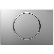 Geberit BetPl. Sigma10, für Spül-Stopp-Sp. mattchrom-lackiert, easy-to-clean-beschi