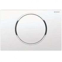 Geberit Betätigungsplatte Sigma10, für Spül-Stopp-Spülung, weiß/glanzchrom