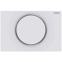 Geberit Betätigungsplatte Sigma10 für Spül-Stopp-Spülung, weiß matt