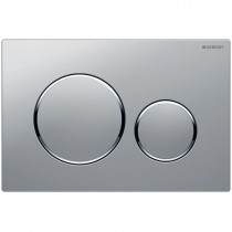 Geberit Betätigungsplatte Sigma20 für 2-Mengen-Spülung, Mattchrom-lackiert