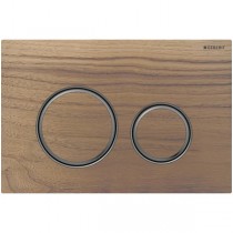 Geberit Betätigungsplatte Sigma21, für 2-Mengen-Spülung schwarzchrom, Nussbaum amerikanisch